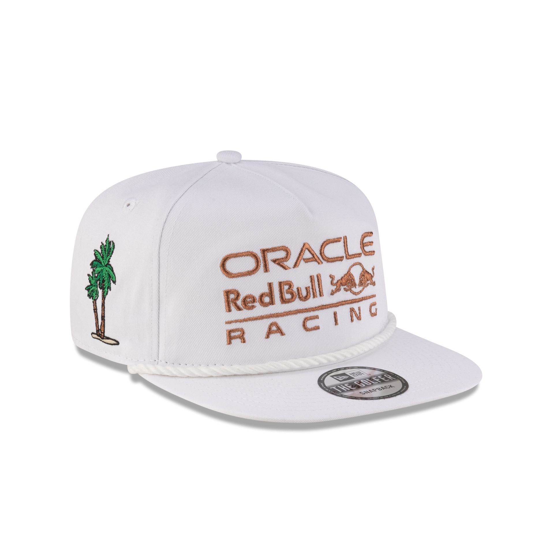 Oracle Red Bull Racing White Copper Golfer Hat