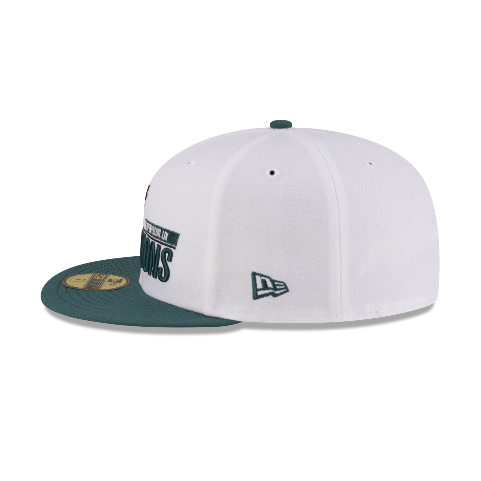 Philadelphia Eagles Super Bowl LIX Champions White 59FIFTY Fitted Hat - Image 5