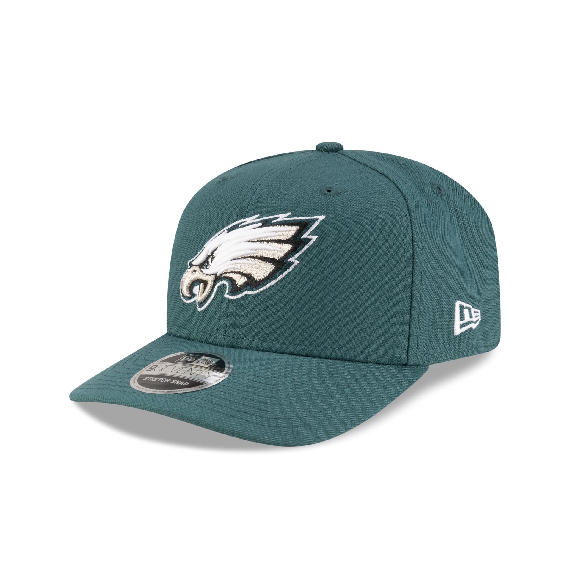 Philadelphia Eagles Super Bowl LIX Champions Green 9SEVENTY Stretch-Snap Hat - Image 3