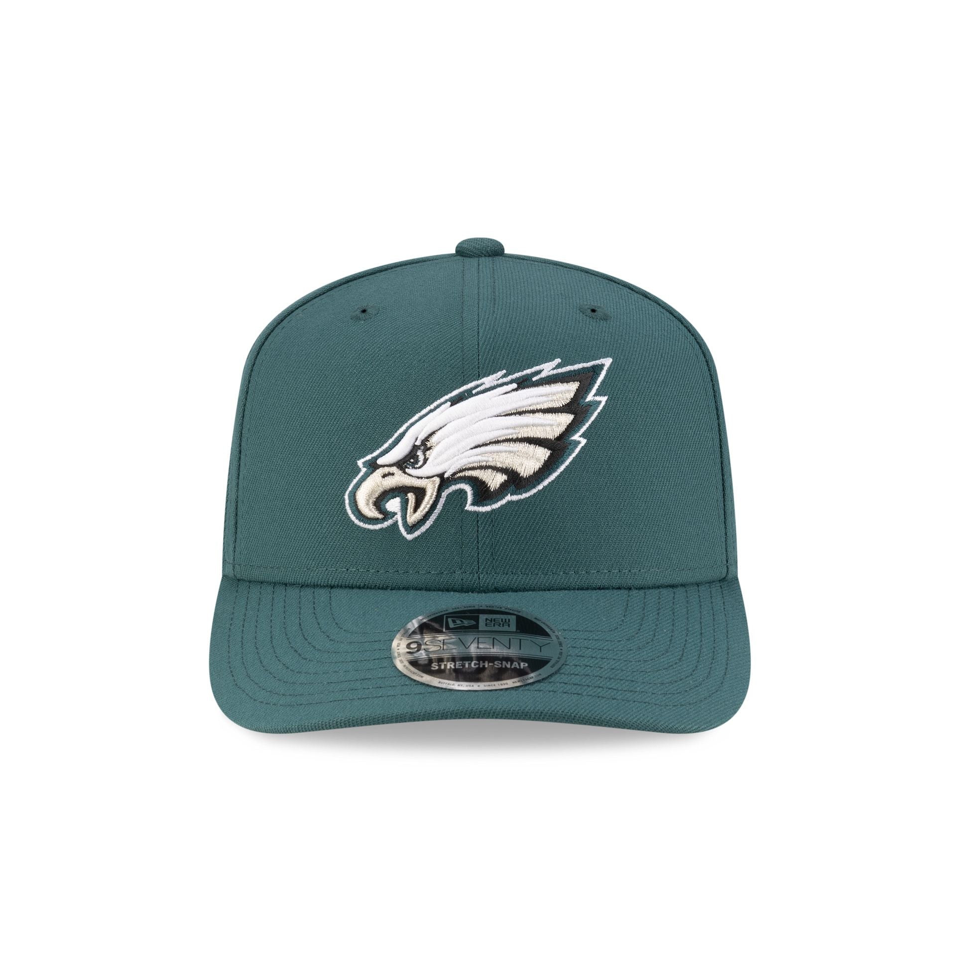 Philadelphia Eagles Super Bowl LIX Champions Green 9SEVENTY Stretch-Snap Hat - Image 2