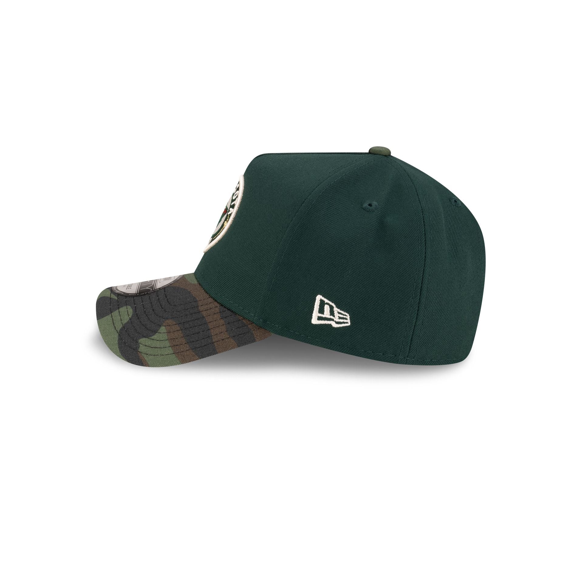 Minnesota Wild Camo Visor 9FORTY A-Frame Snapback Hat - Image 5