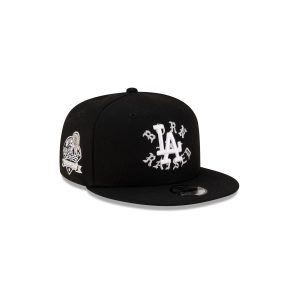 Born x Raised x Los Angeles Dodgers World Series Champions Kids Black 9FIFTY Snapback Hat