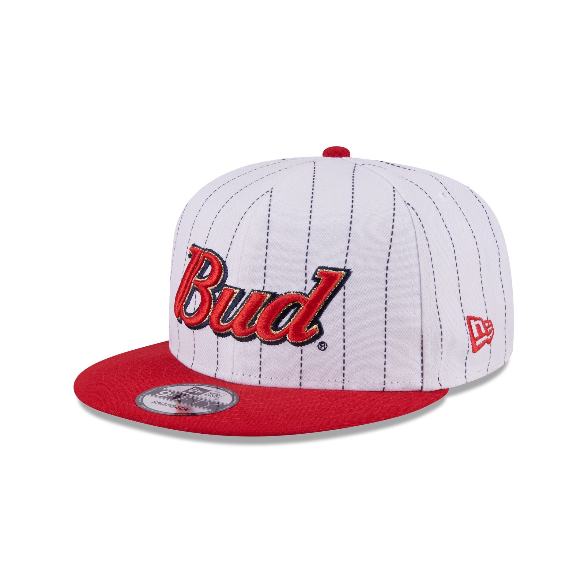 Dale Earnhardt Jr. x Budweiser Pinstripe 9FIFTY Snapback Hat - Image 3