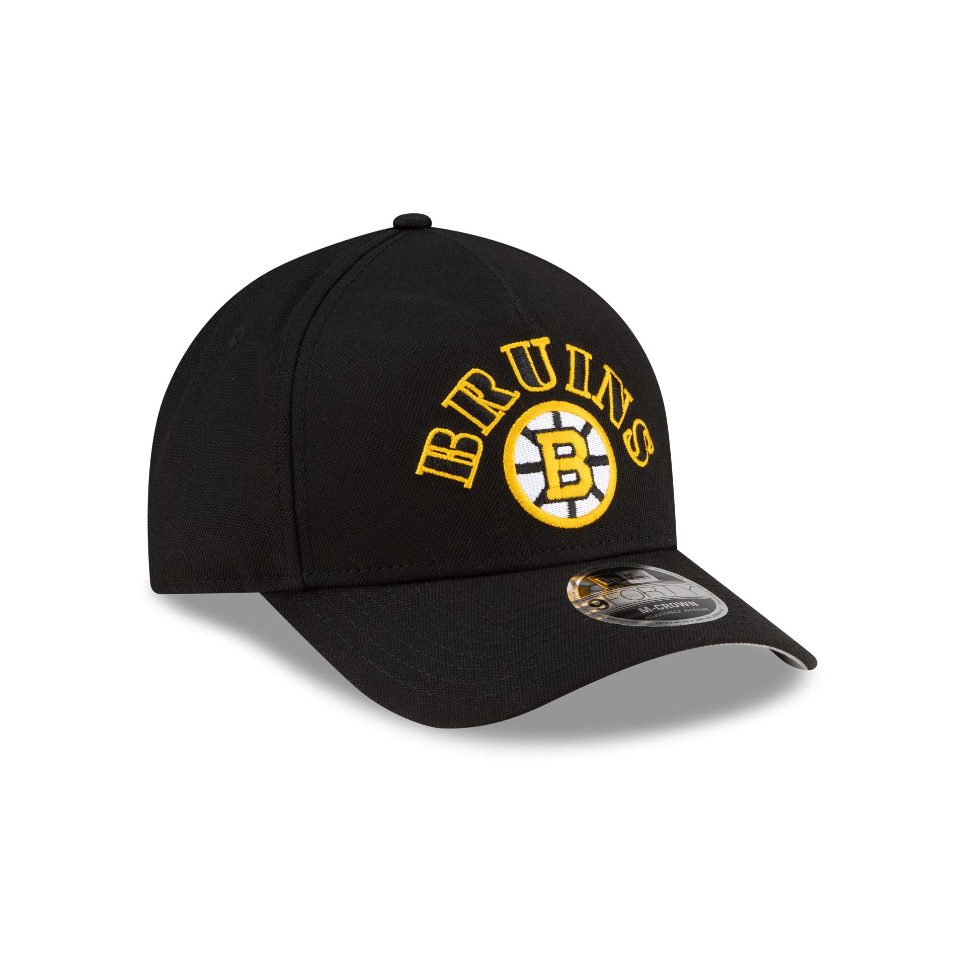Boston Bruins Retro Arch 9FORTY M-Crown A-Frame Snapback Hat - Image 3