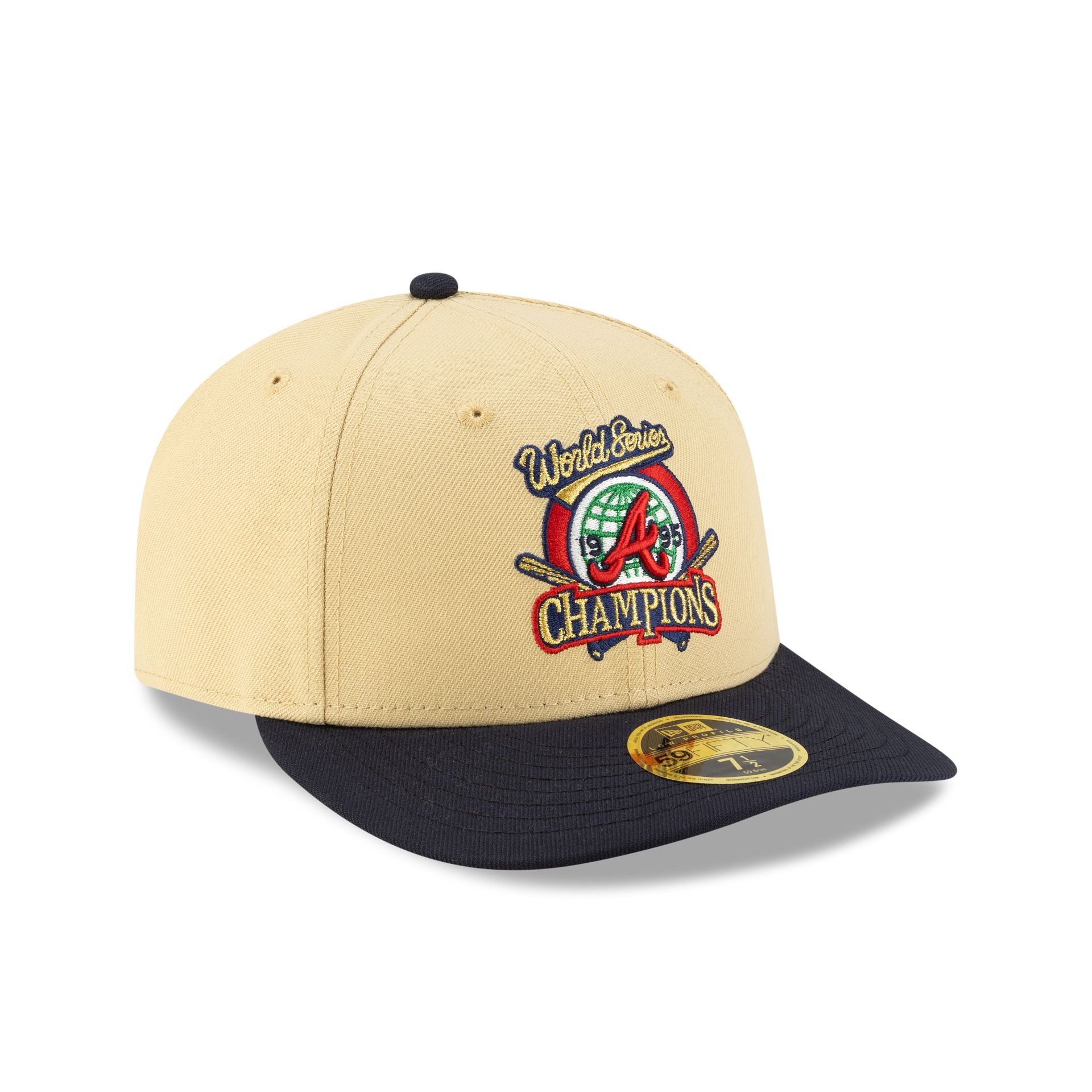 Atlanta Braves World Series Low Profile 59FIFTY Fitted Hat - Image 3