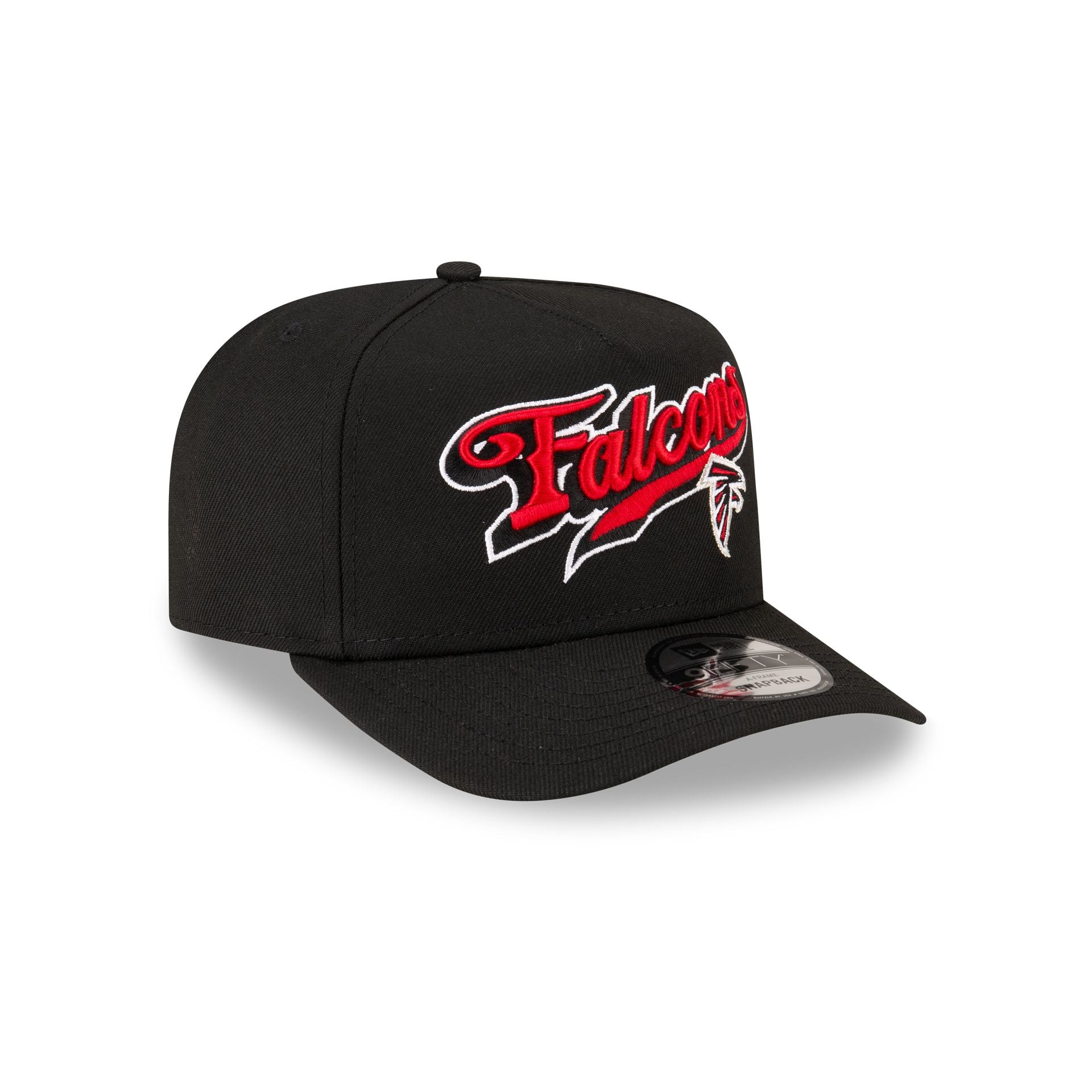 Born x Raised x Atlanta Falcons Script Black 9FIFTY A-Frame Snapback Hat - Image 3