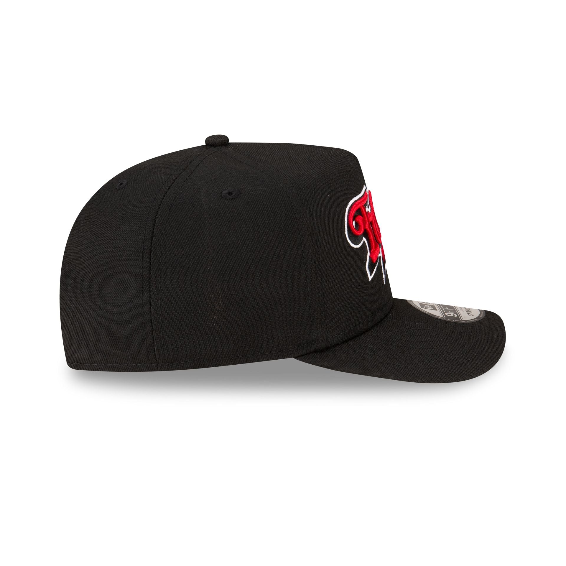 Born x Raised x Atlanta Falcons Script Black 9FIFTY A-Frame Snapback Hat - Image 5