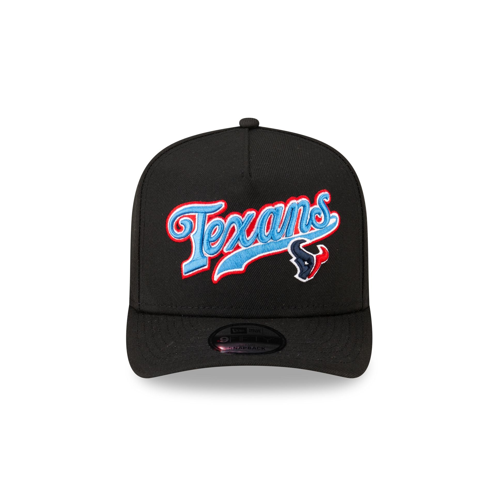 Born x Raised x Houston Texans Script Black 9FIFTY A-Frame Snapback Hat - Image 2