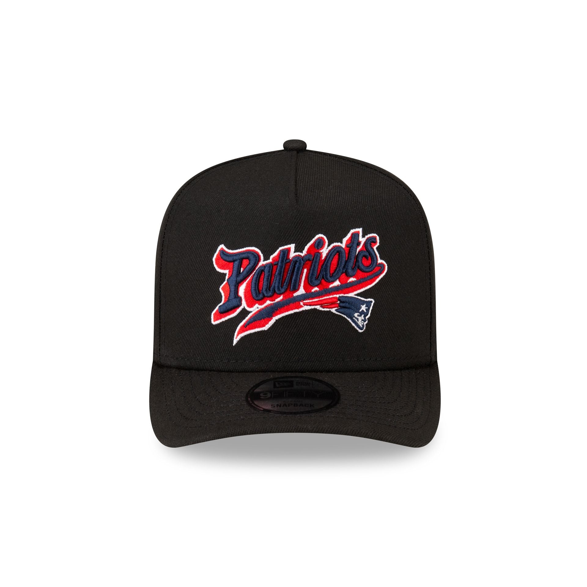 Born x Raised x New England Patriots Script Black 9FIFTY A-Frame Snapback Hat - Image 2