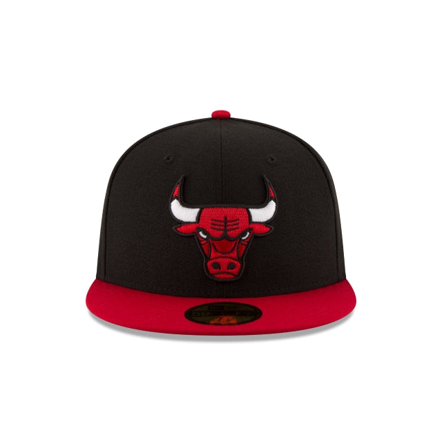 Chicago Bulls 2Tone Black 59FIFTY Fitted Hat - Image 2