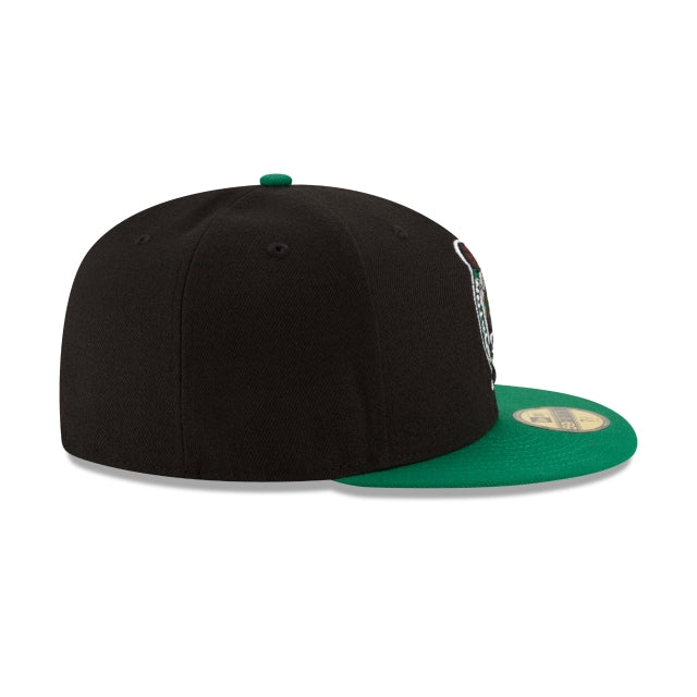 Boston Celtics 2Tone Black 59FIFTY Fitted Hat - Image 6