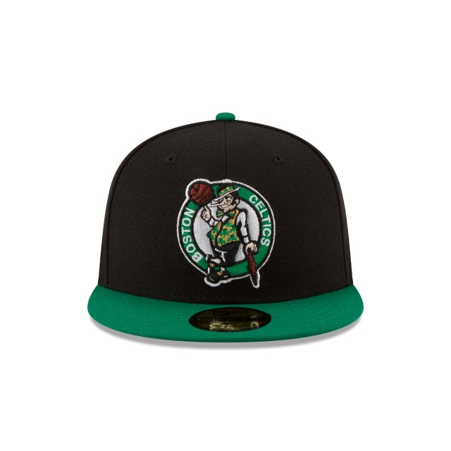 Boston Celtics 2Tone Black 59FIFTY Fitted Hat - Image 2