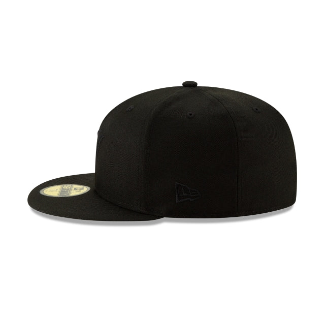 Miami Marlins 2019 Blackout Basic 59FIFTY Fitted Hat - Image 5