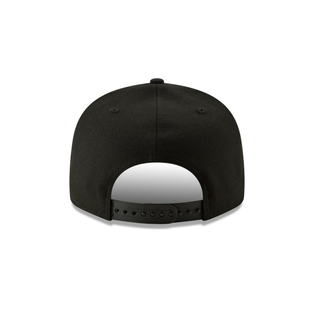 Houston Texans Basic Black On Black 9FIFTY Snapback Hat - Image 4