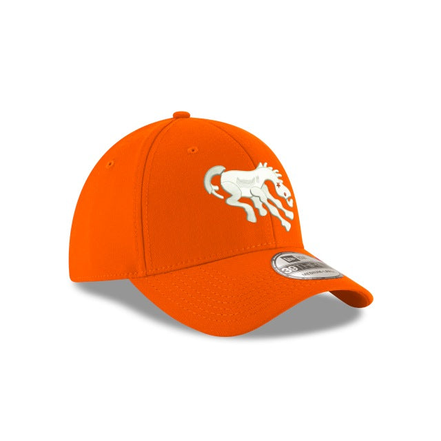 Denver Broncos Team Classic Orange 39THIRTY Stretch Fit Hat - Image 3