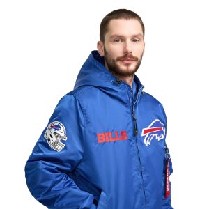Alpha Industries x Buffalo Bills L-2B Hooded Bomber Jacket