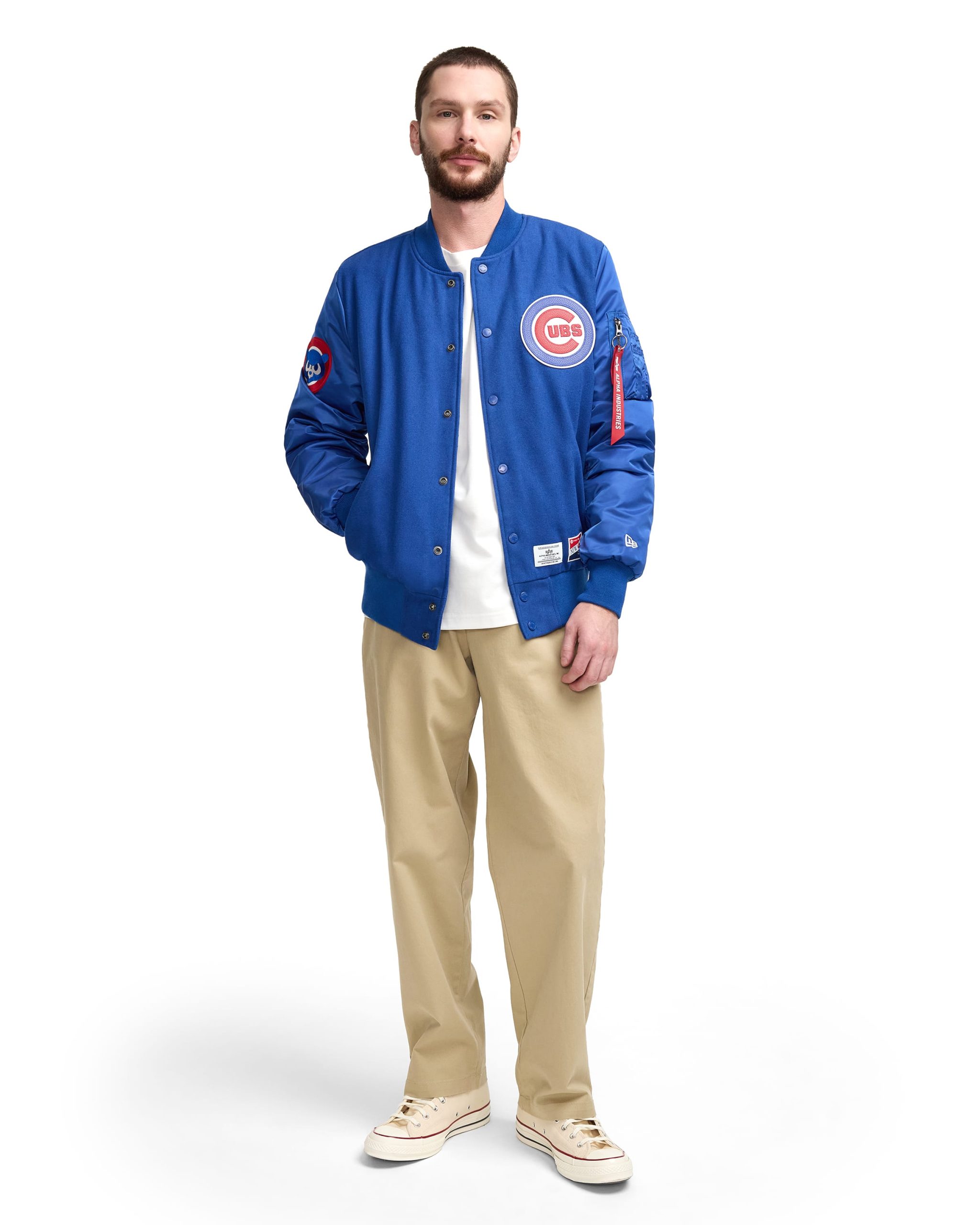 Alpha Industries x New York Mets MA-1 Wool Varsity Jacket - Image 4