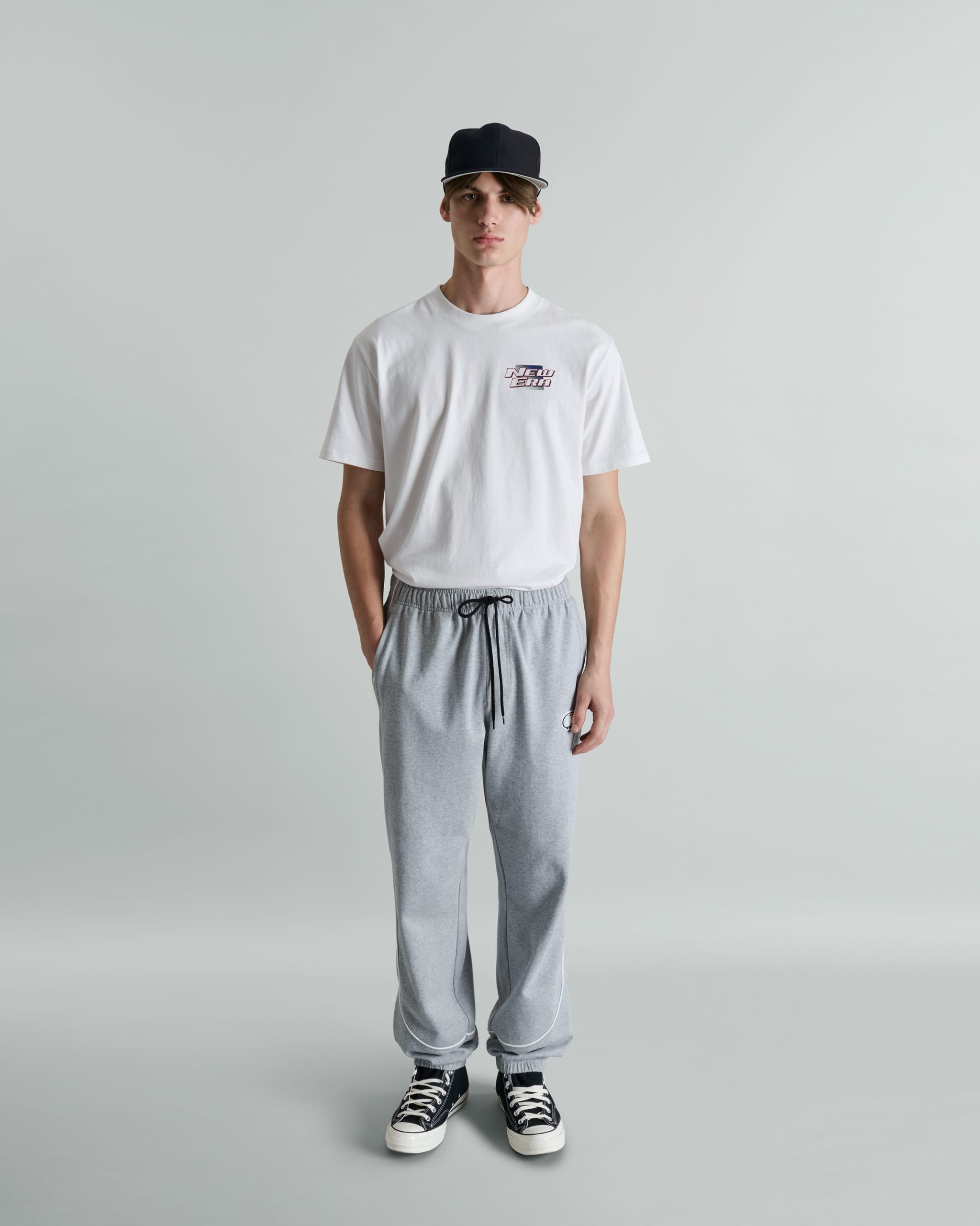 Shoreline Heather Gray Track Joggers - Image 6