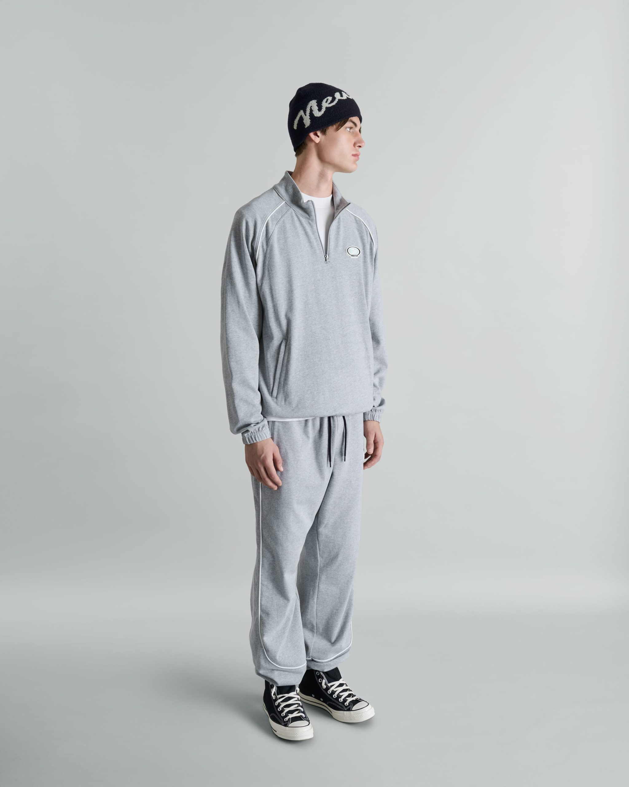 Shoreline Heather Gray Half-Zip Pullover - Image 5