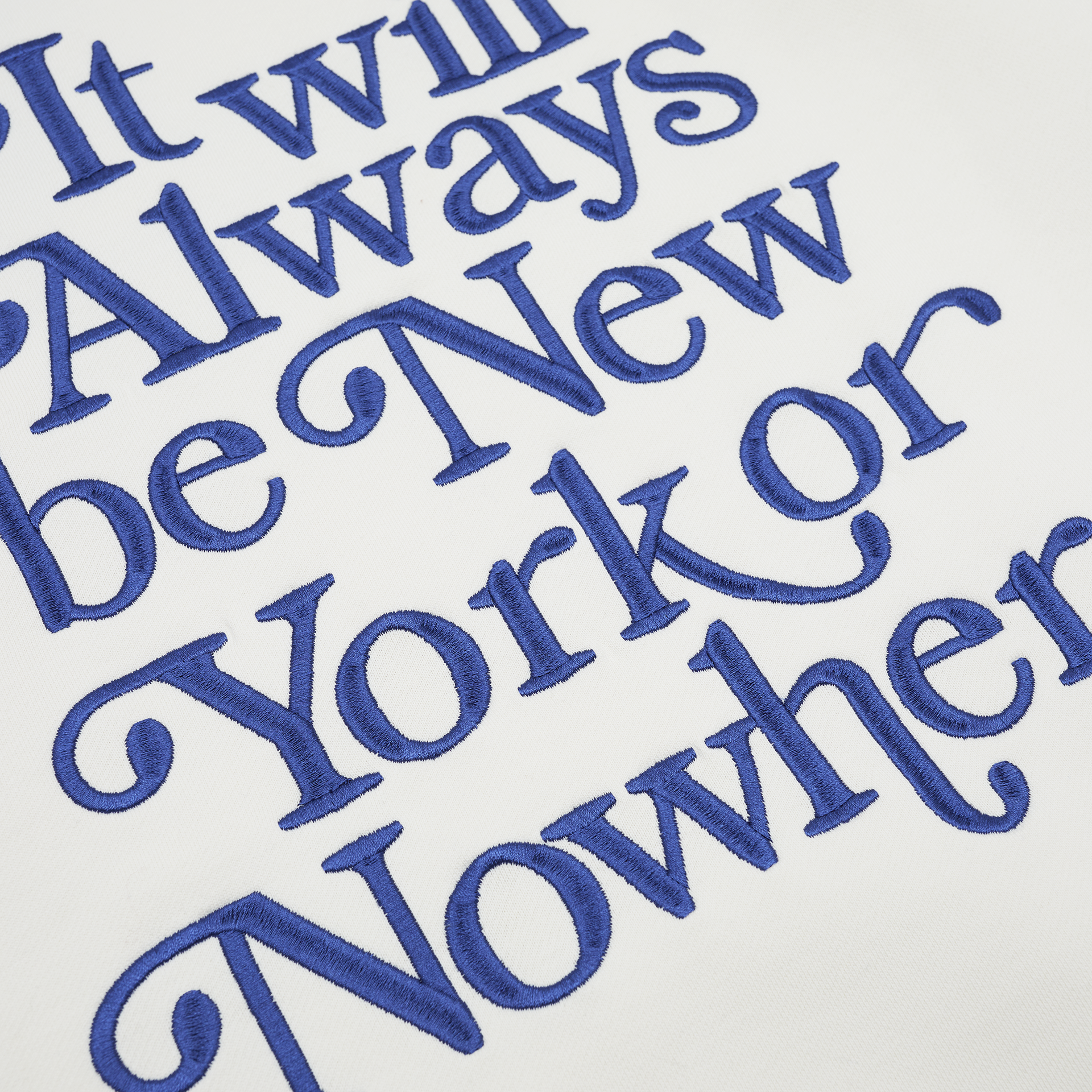 New York or Nowhere x New York Mets Youth Chrome White Motto Hoodie - Image 4