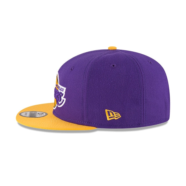 Los Angeles Lakers Two Tone 9FIFTY Snapback Hat - Image 5